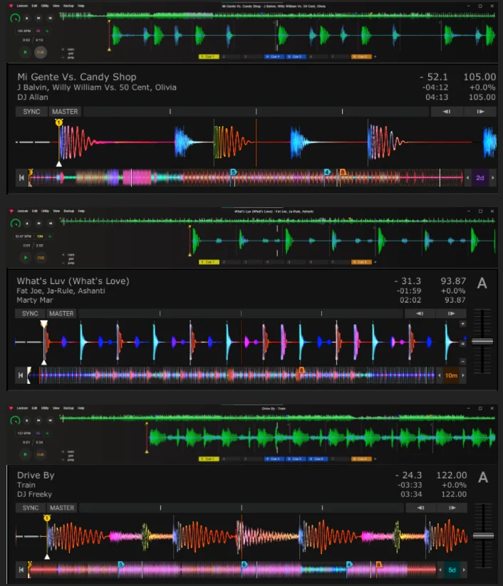 Visual for this record: Beatport bars generated tracks, not AI-assisted mixing
