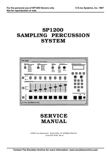 Visual for this record: The SP-1200's fixed sample rate became a genre's texture