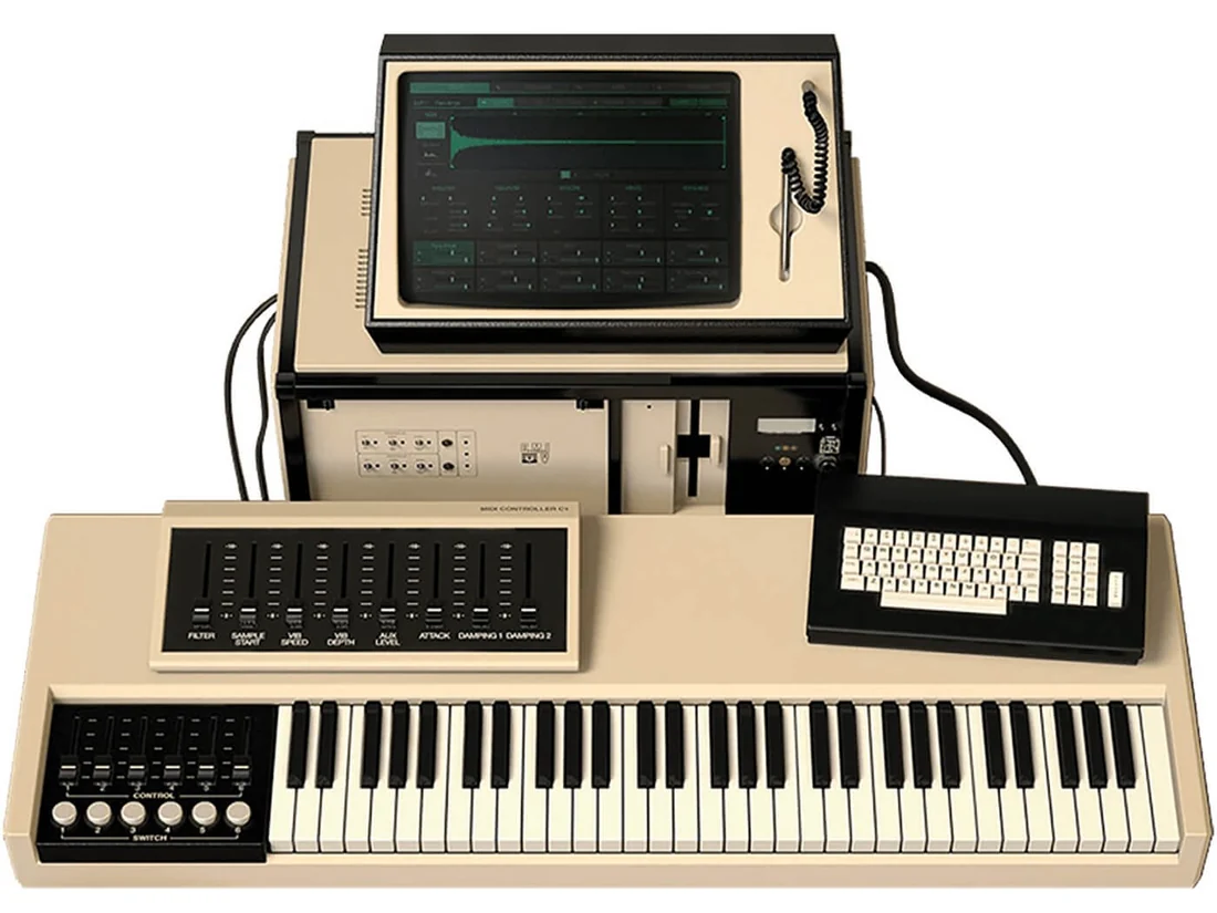 Visual published with the cited source for this record: Fairlight's 1979 CMI turned a recording into an instrument