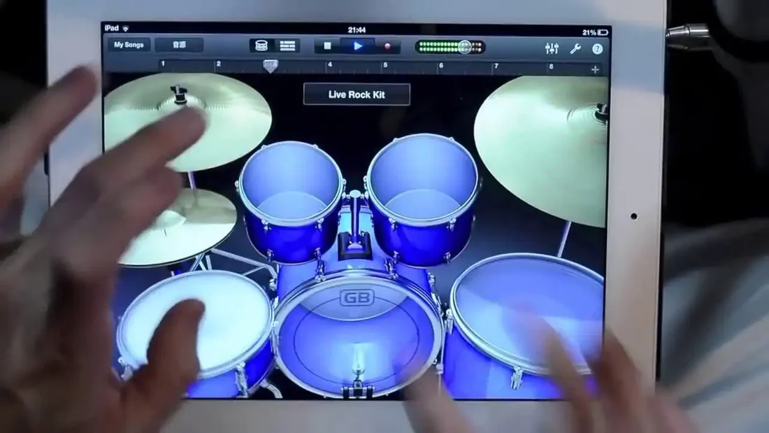 Visual published with the cited source for this record: A virtual drummer still leaves the fills to the musician