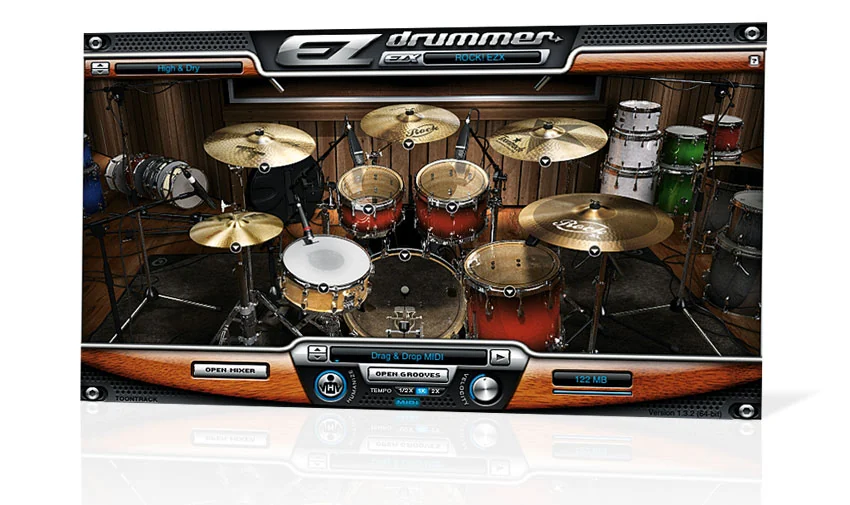 Visual published with the cited source for this record: A sampled kit and a MIDI library did the drummer's job in 2006